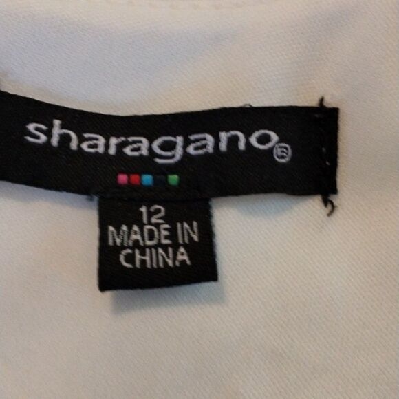 Sharagano White Dress - Picture 9 of 11